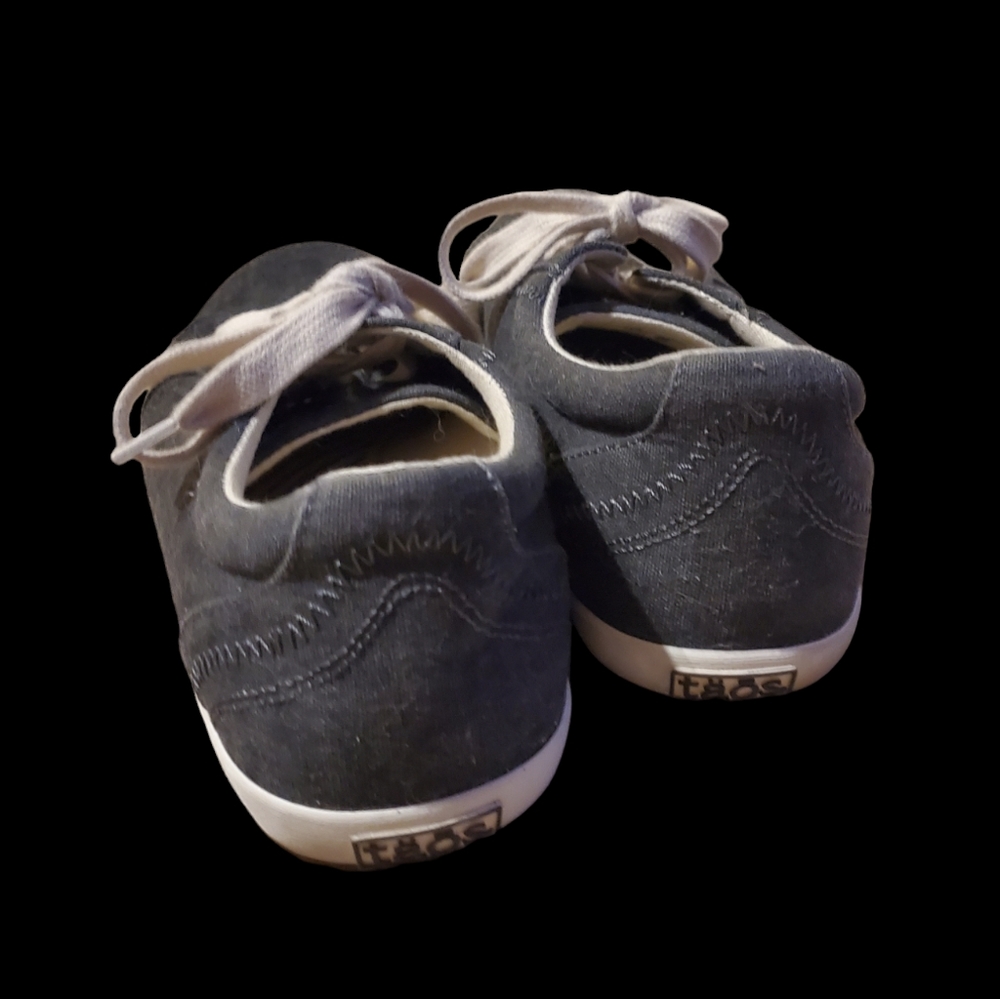 Taos Women's Star Canvas Sneaker Charcoal Wash 8 M - Picture 3 of 9